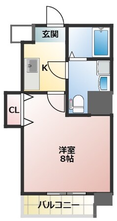 桜川駅 徒歩6分 9階の物件間取画像